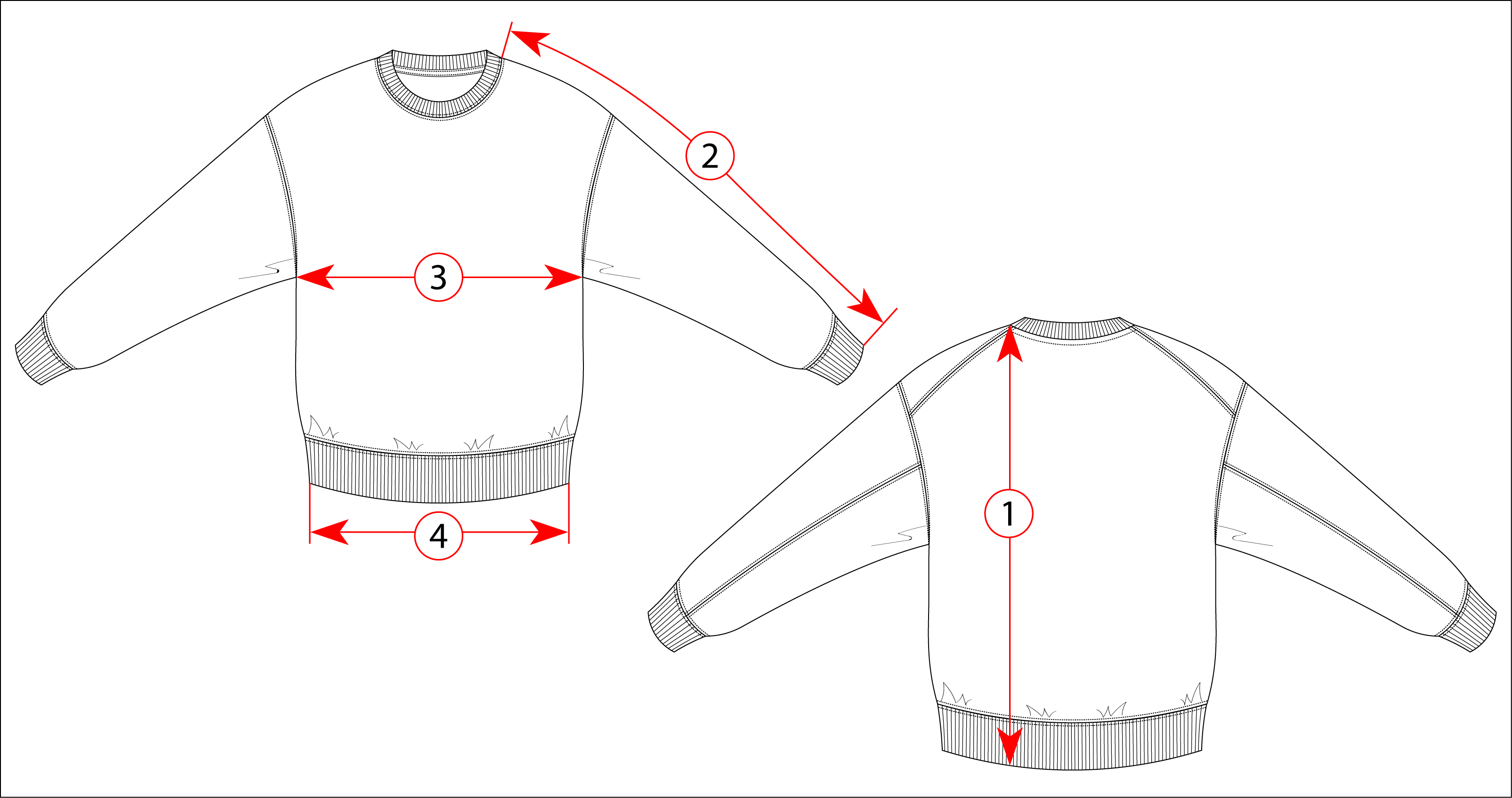 Схема обмеров